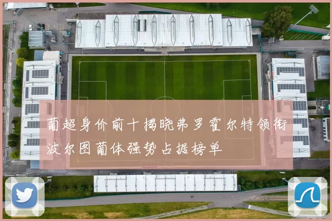 葡超身价前十揭晓弗罗霍尔特领衔波尔图葡体强势占据榜单